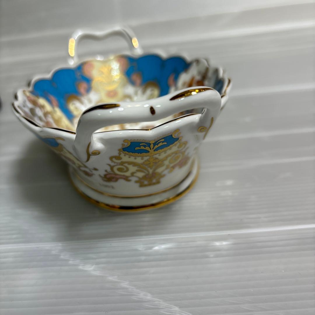 ロイヤルコレクション　ゴールデンジュビリー　持ち手付きバスケット