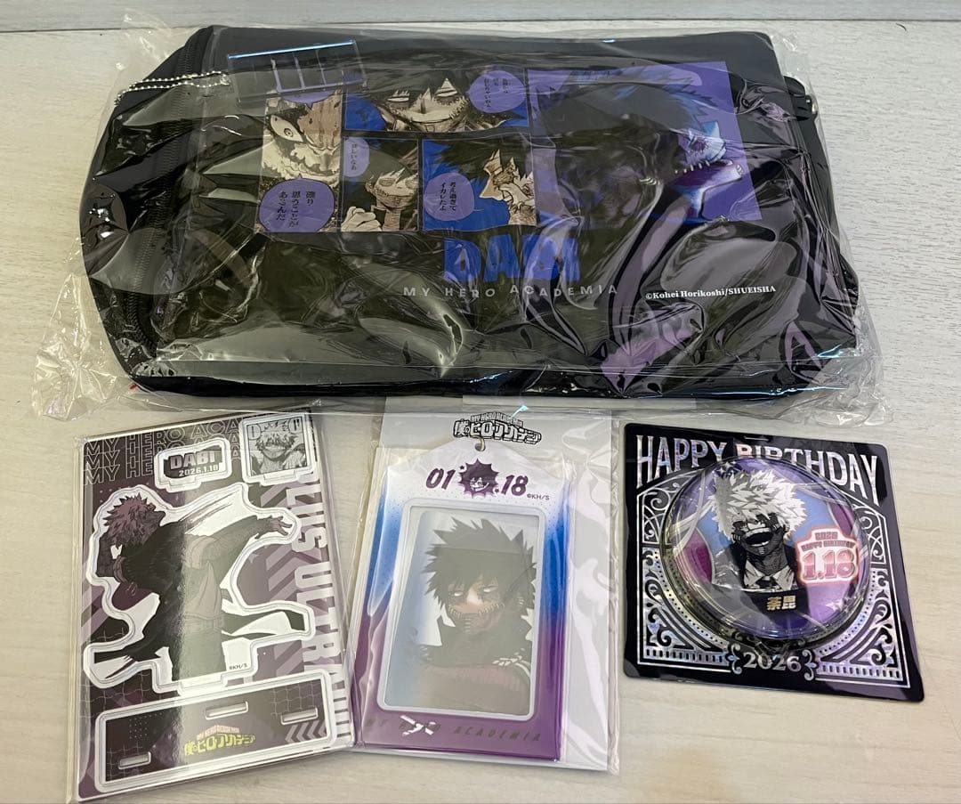 【新品】僕のヒーローアカデミア 荼毘 2026誕生日グッズ4点セット