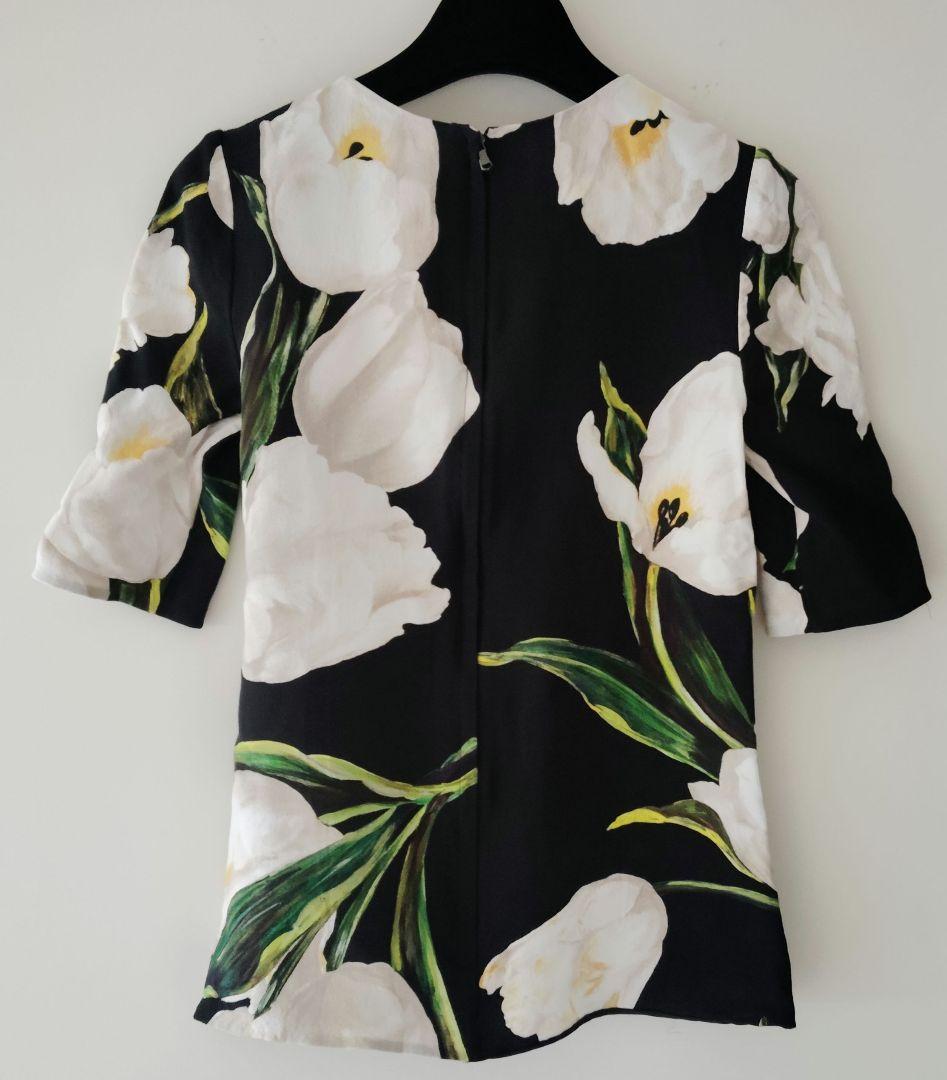 Dolce & Gabbana フラワープリント 半袖トップス 36