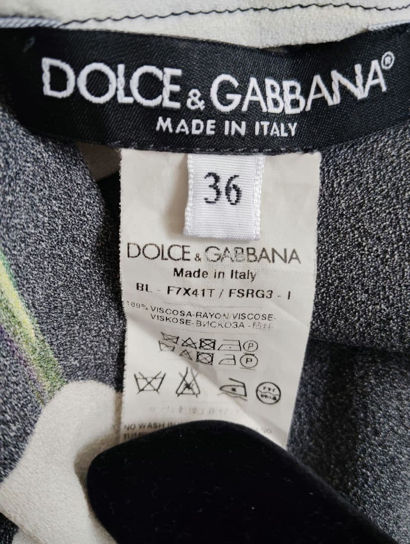 Dolce & Gabbana フラワープリント 半袖トップス 36