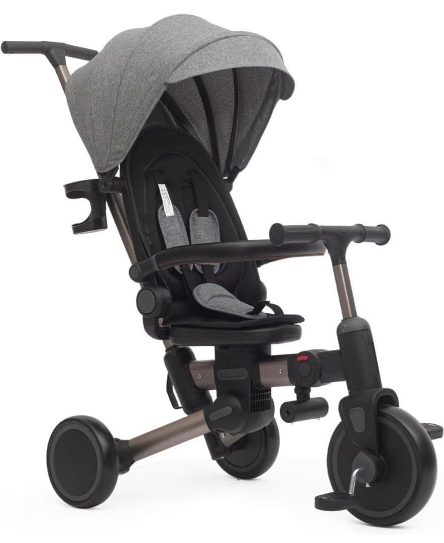 子供用三輪車 乗用玩具 1歳-3歳 折りたたみカバー 手押し棒付き 7in1