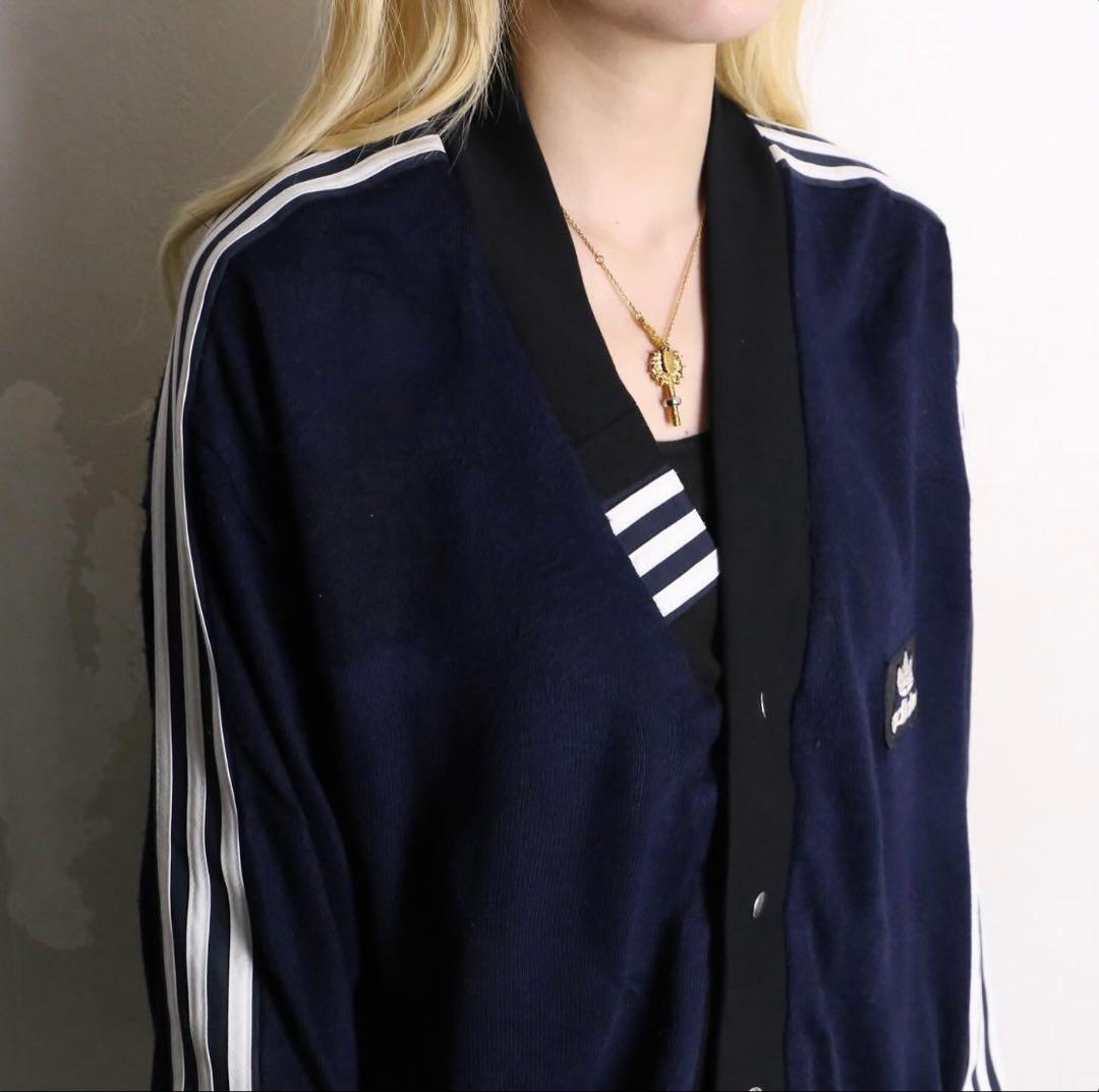 一点物　re:re:garden カーディガン リメイク品　ネイビー