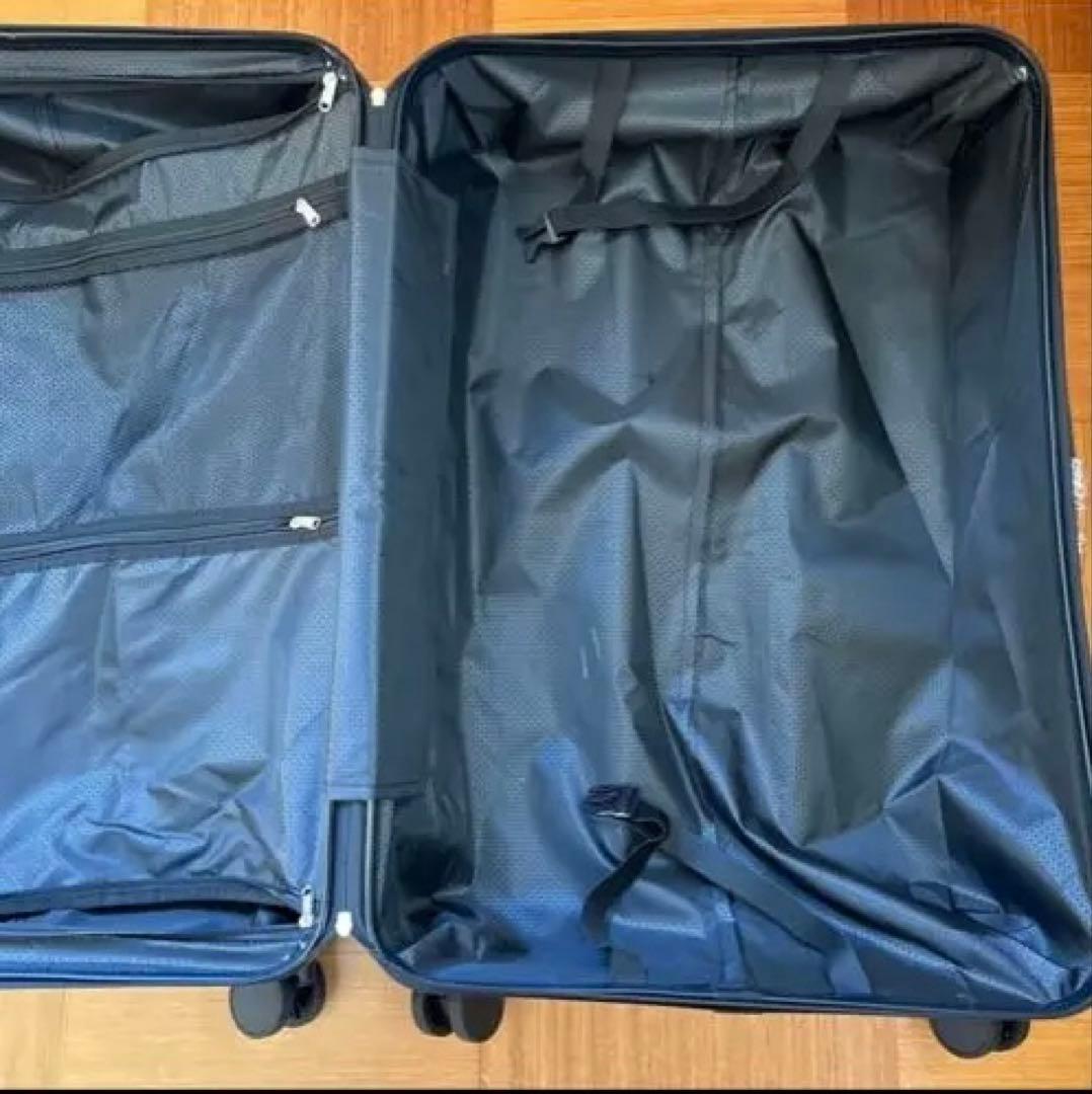 スーツケース キャリーケース 超軽 TSAロック搭載 L シャンパンゴールド