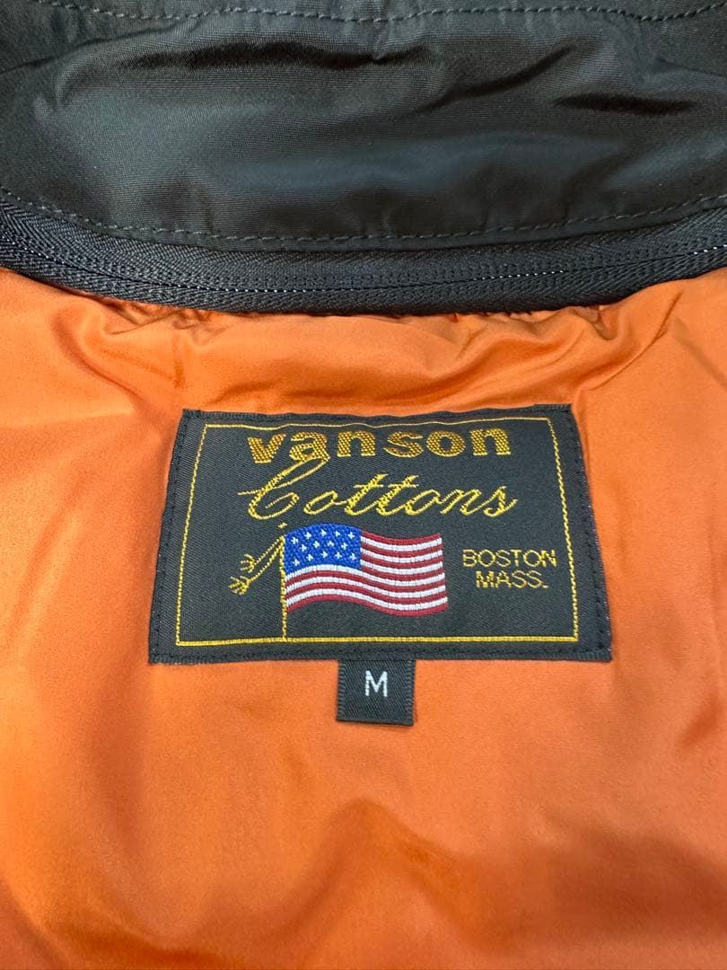 VANSON バンソン/MA-1/ミリタリーブルゾン/バイクウェア/M