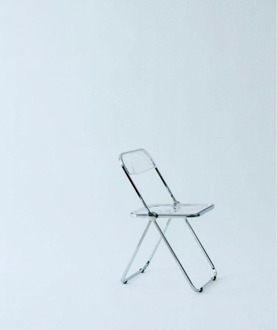 新品CASTELLI PLIA クリアチェア イス折り畳み椅子 リプロ