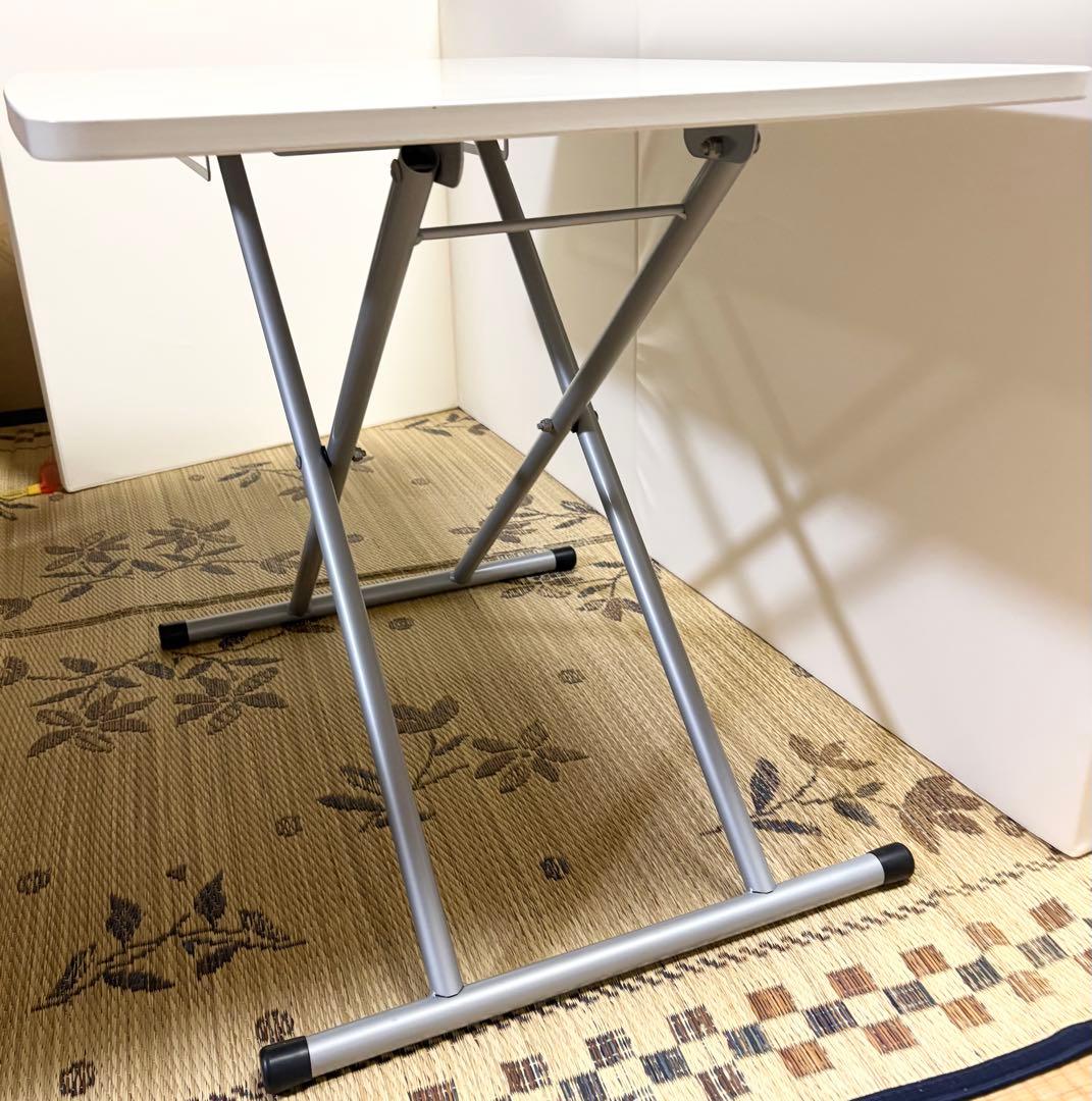 テーブル　ホワイト　折りたたみ式