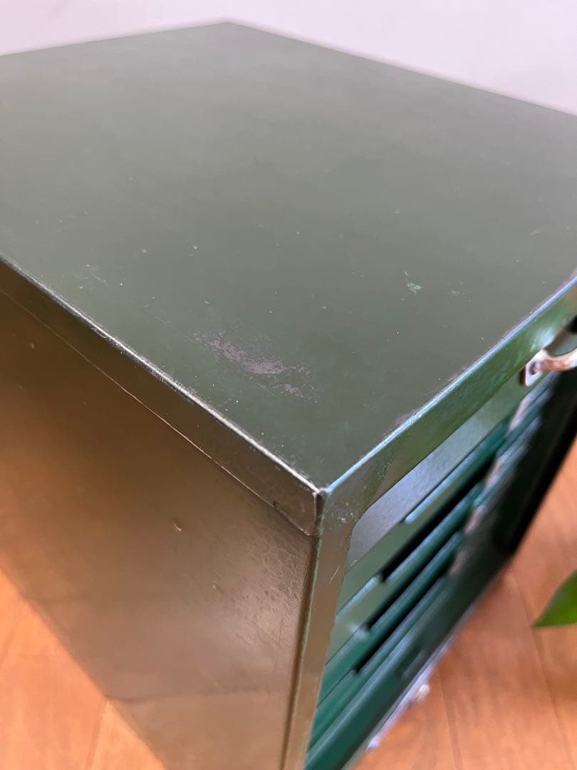 ヴィンテージ　WAKO スチールチェスト　シャッター　インダストリアル　工業系