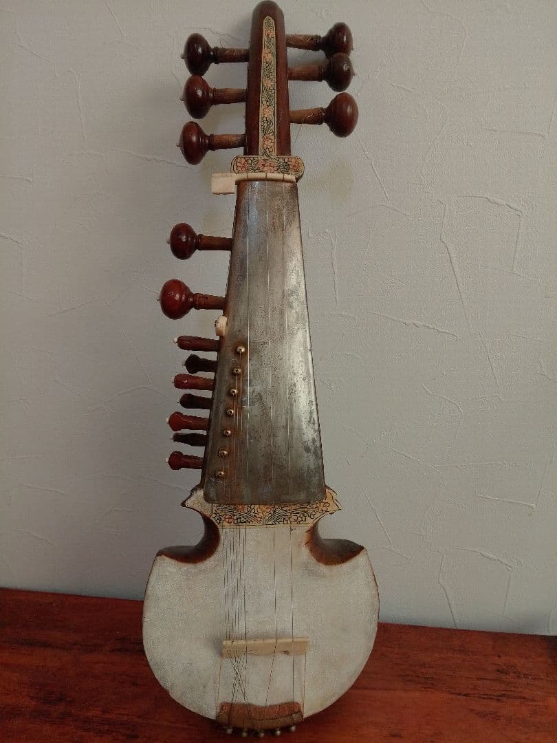 希少アンティーク サロード サロッド SAROD 民族楽器 シタール タンプーラ