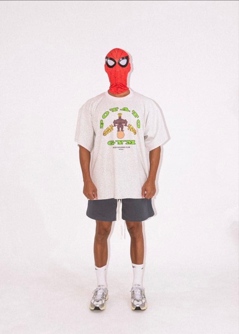 JACKPOT.MARKET ポテトジムTシャツ アッシュ　XL 美品