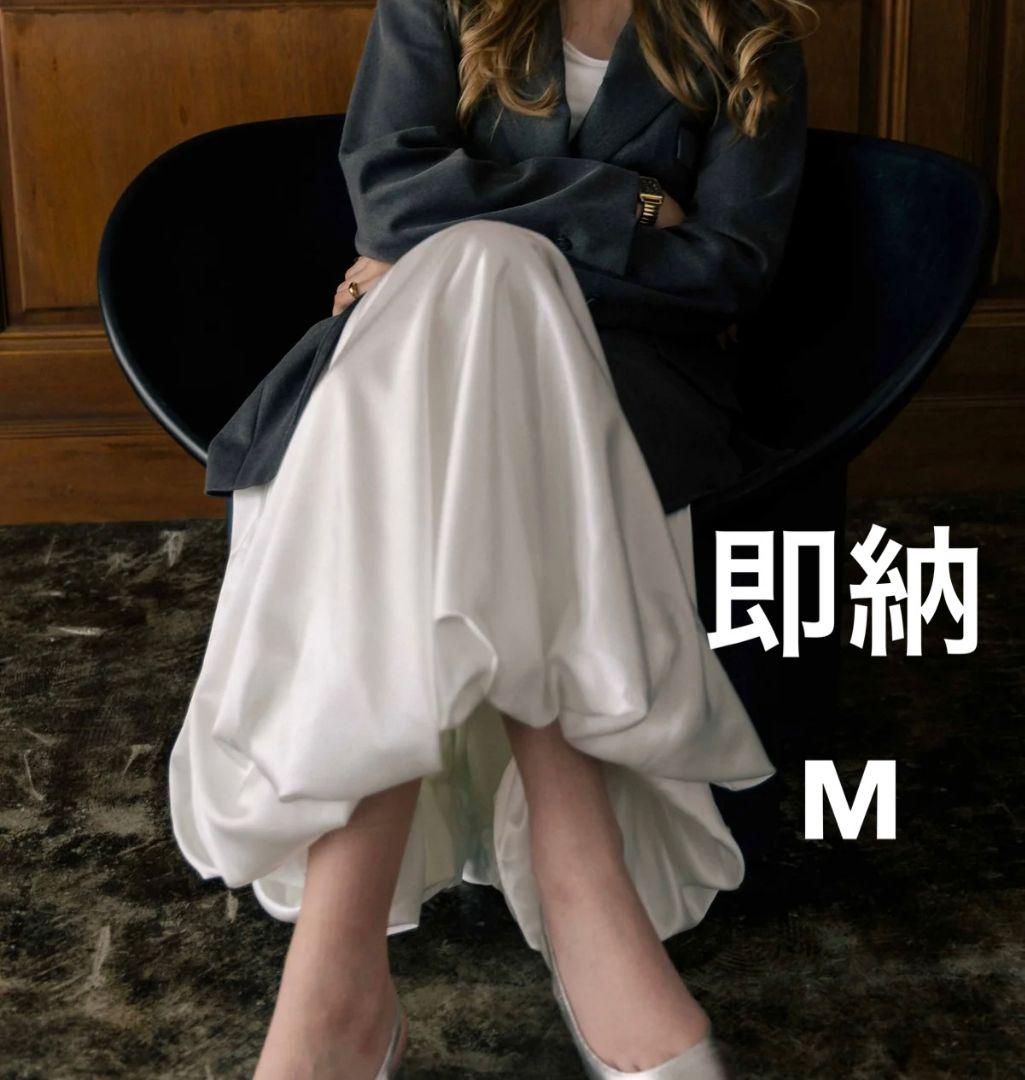 THETOE BERCY BALLON SKIRT white Mサイズ