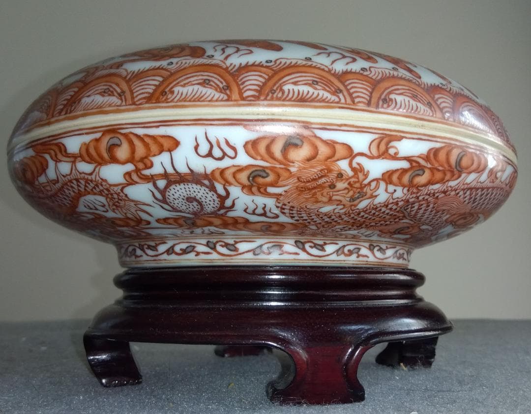 【Big Chef出品】中國清朝雍正年製　景徳鎮窯 龍鳳凰対盒子