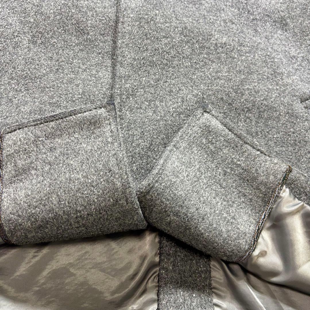 A.A.R ヨウジヤマモト DURBAN ステンカラーコート アンゴラ グレー