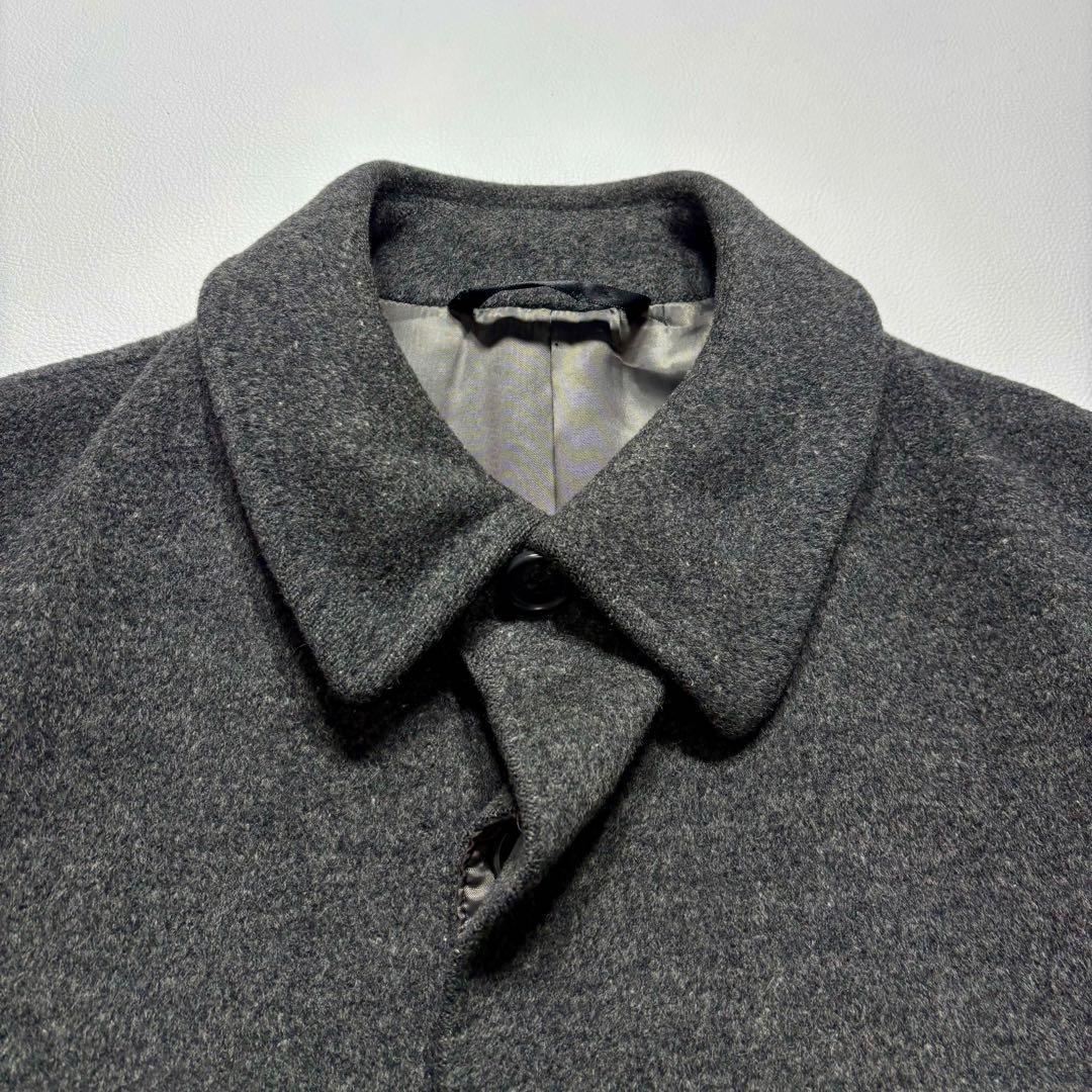 A.A.R ヨウジヤマモト DURBAN ステンカラーコート アンゴラ グレー