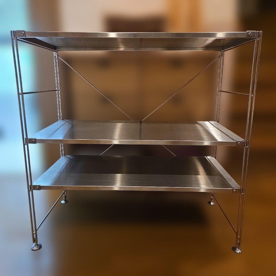 無印　ステンレスオープンシェルフ