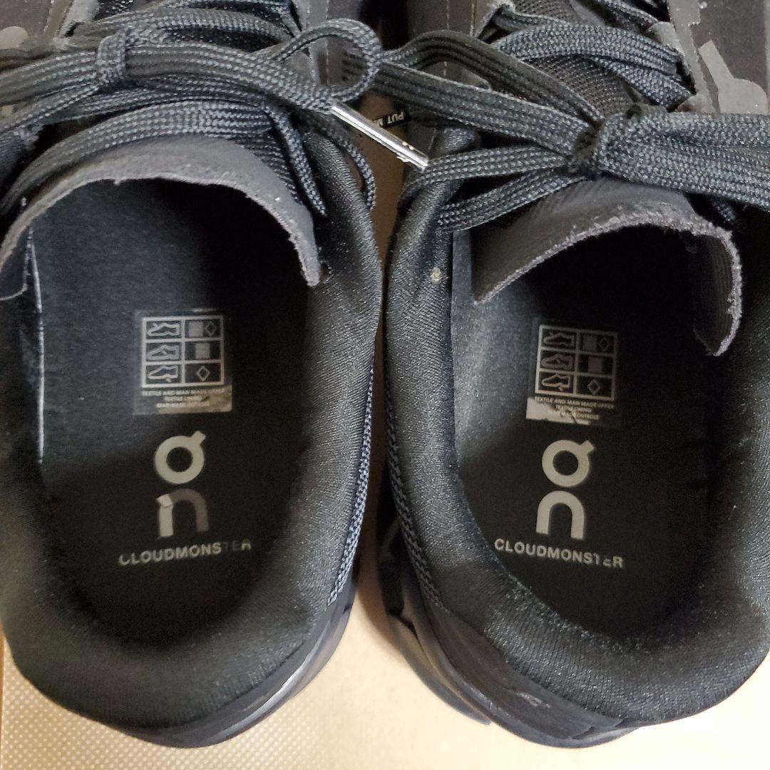 On　クラウドモンスター　スニーカー　ブラック　30cm　オン美品
