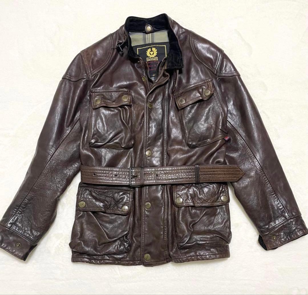 価格相談可 Belstaff ベルスタッフ パンサー トライアルマスター レザー
