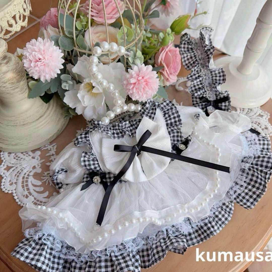 20cm人型ぬいぐるみ着せ替えワンピース 2着