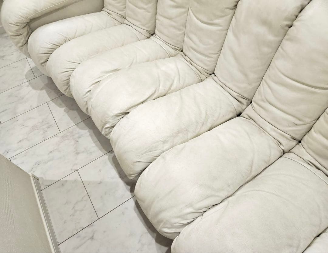 最高級 mobilia製 スネークソファセット 17連　組み換え　本革