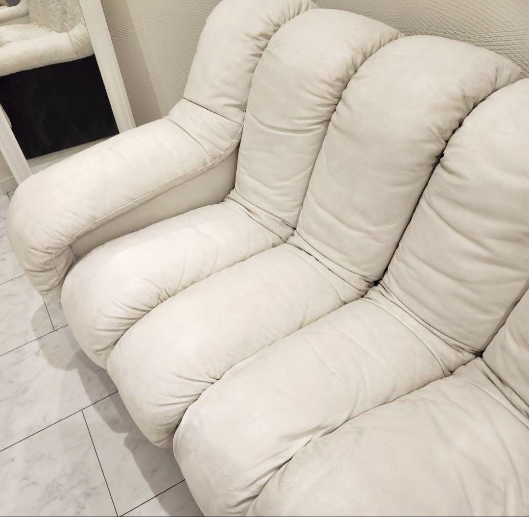 最高級 mobilia製 スネークソファセット 17連　組み換え　本革