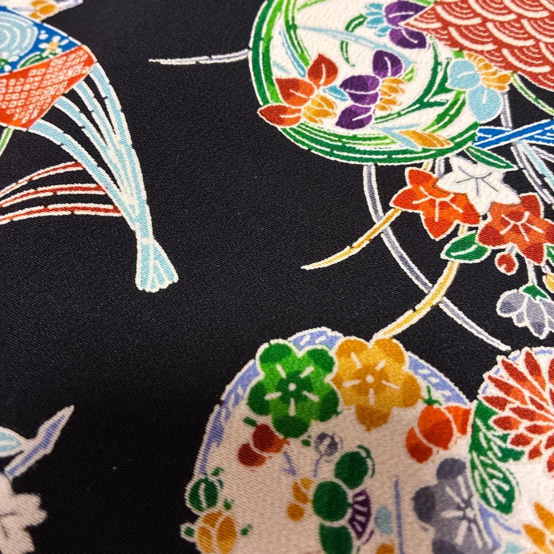 2-上　七五三　舞台衣装　和柄　正絹　13点　女の子　着物　7歳