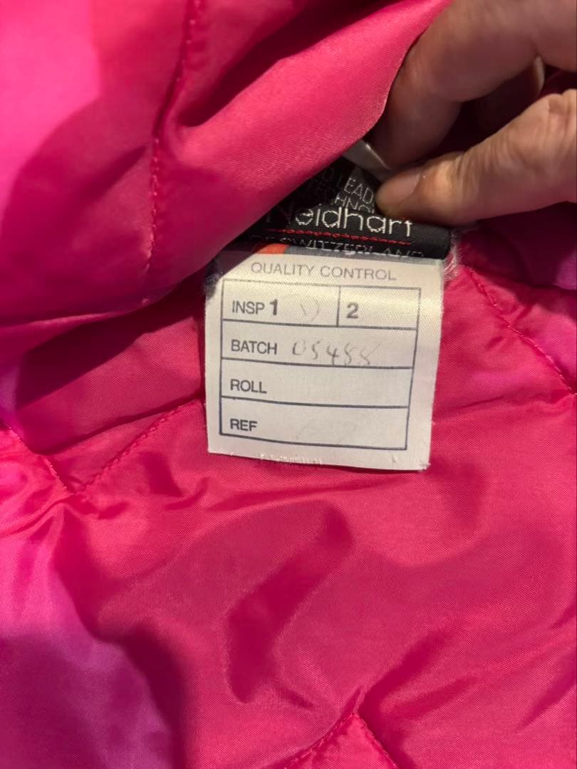 419 英国製80sberghaus 中綿ジャケット レア配色