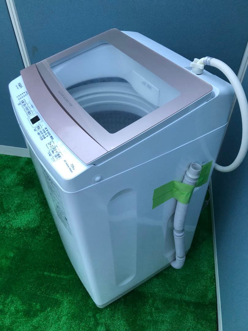 高年式2023年製 AQUA アクア 7.0kg 洗濯機 AQW-S7NBK美品