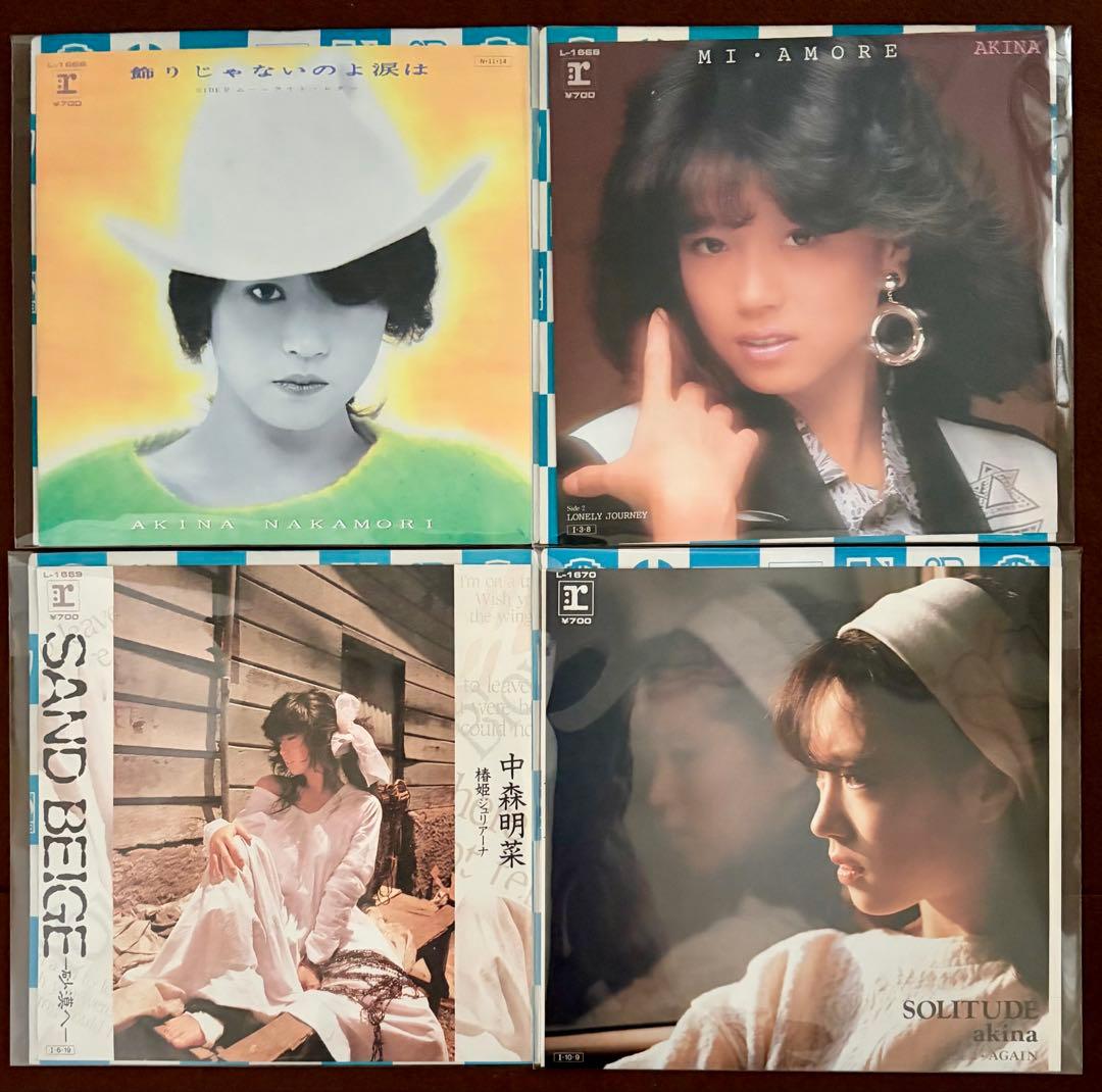 美盤美品 中森明菜さんEPレコード 少女A 1/2の神話 TATTOO他 23枚