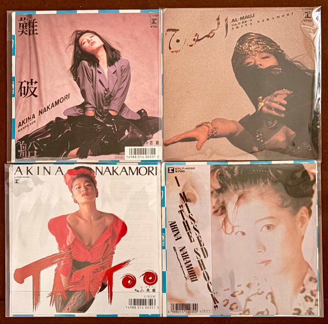 美盤美品 中森明菜さんEPレコード 少女A 1/2の神話 TATTOO他 23枚