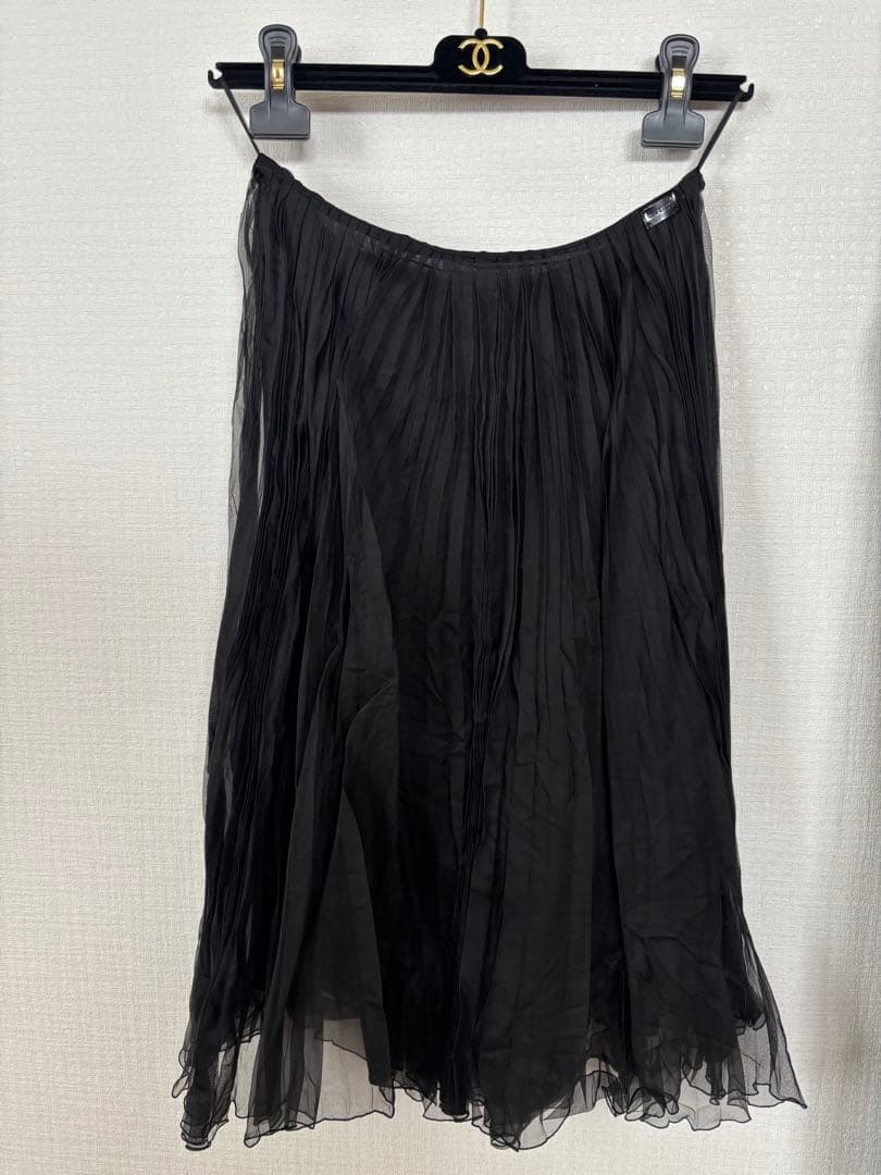 シャネル　チュールシルクスカート♡レア