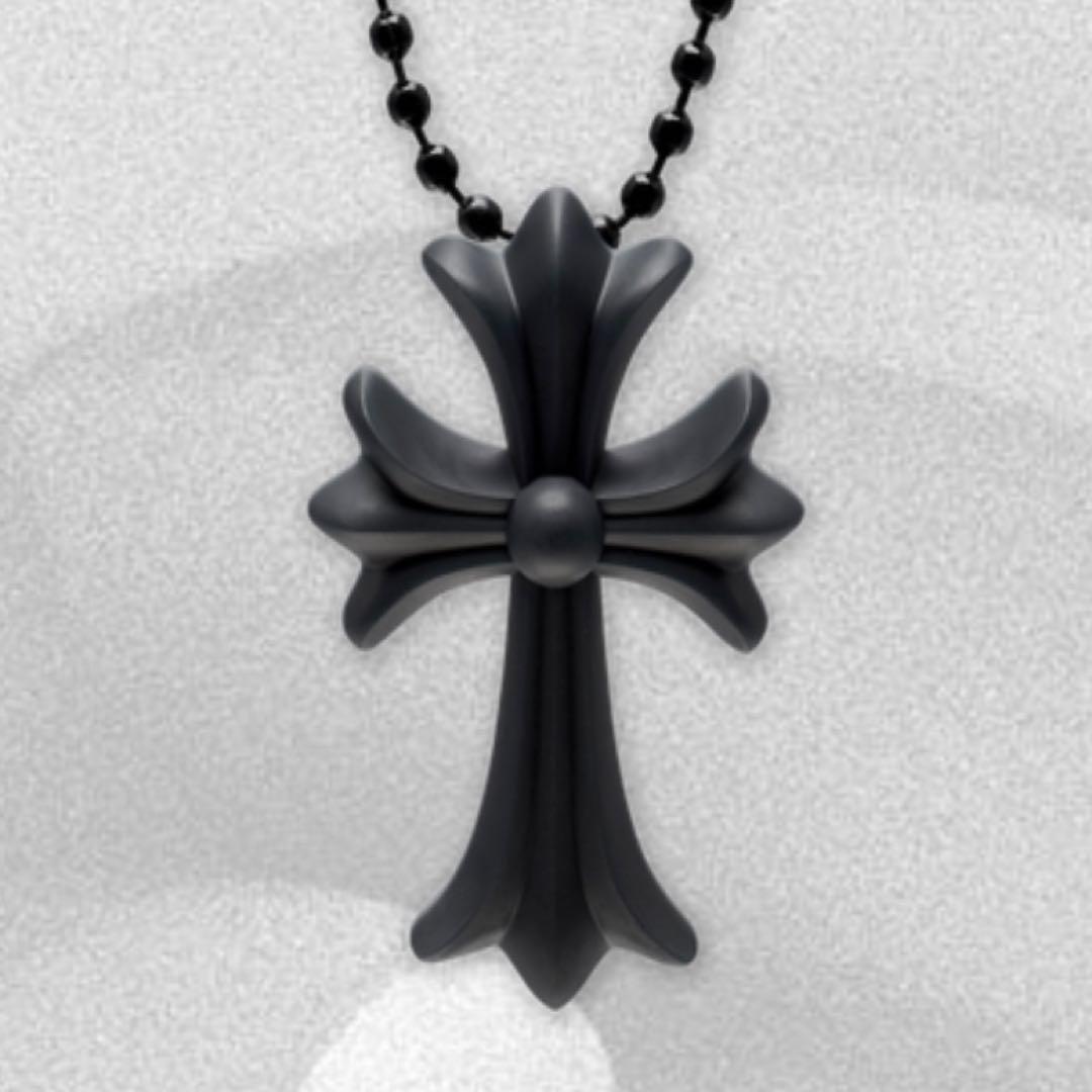 2025年購入 黒 クロムハーツ CH クロス ボールチェーン シリコン ラバー