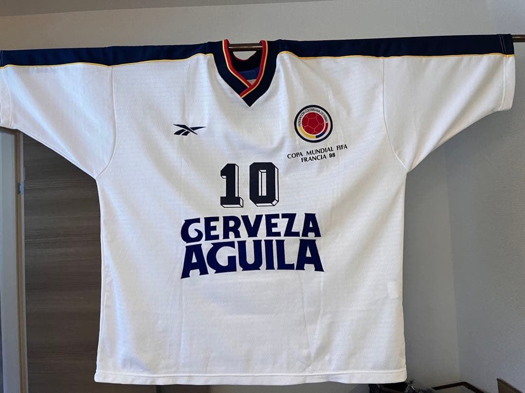 バルデラマ　コロンビア代表　ユニフォーム　レア　1998年W杯時代デザイン