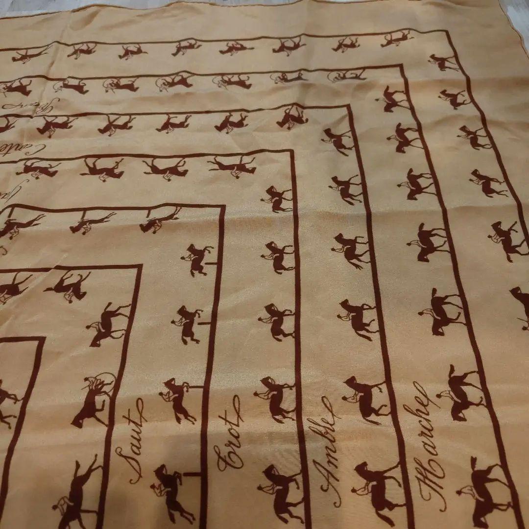 HERMES/エルメス カレ 馬術 シルク スカーフ 83cm角