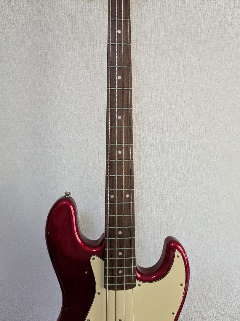 【ジャンク品】 フェルナンデス エレキベース 赤