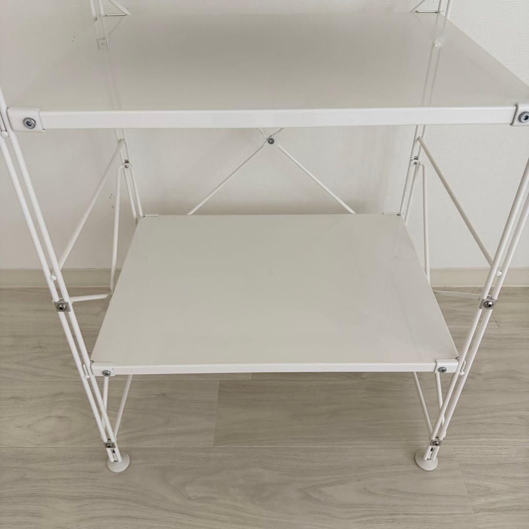 無印良品 スチールユニットシェルフ 小 ライトグレー