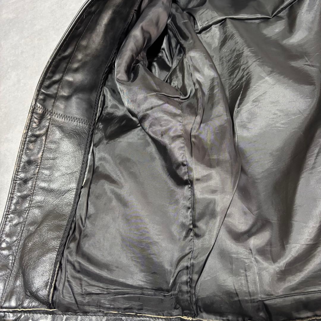 schott ショット レザージャケット シングル 641 ブラック ライダース