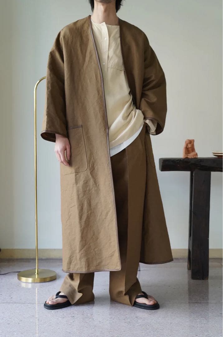 た*き様 新品 CRISTASEYA COLLARLESS COAT