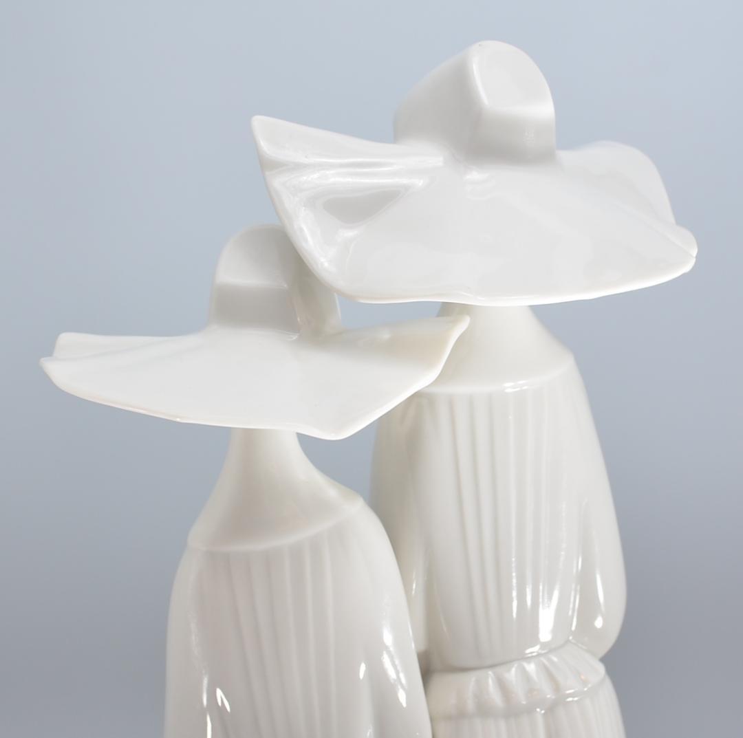 二人の尼僧　＃4611　★リヤドロ　スペイン　ポーセリン　絶版　ご成約済み