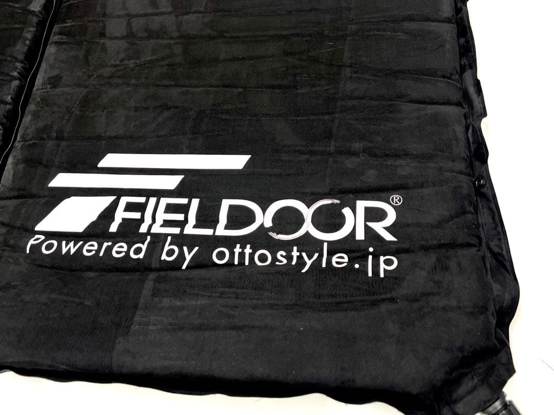 【美品】FIELDOOR 車中泊ペアマット 10cm厚 Sサイズ＋ペア枕付き