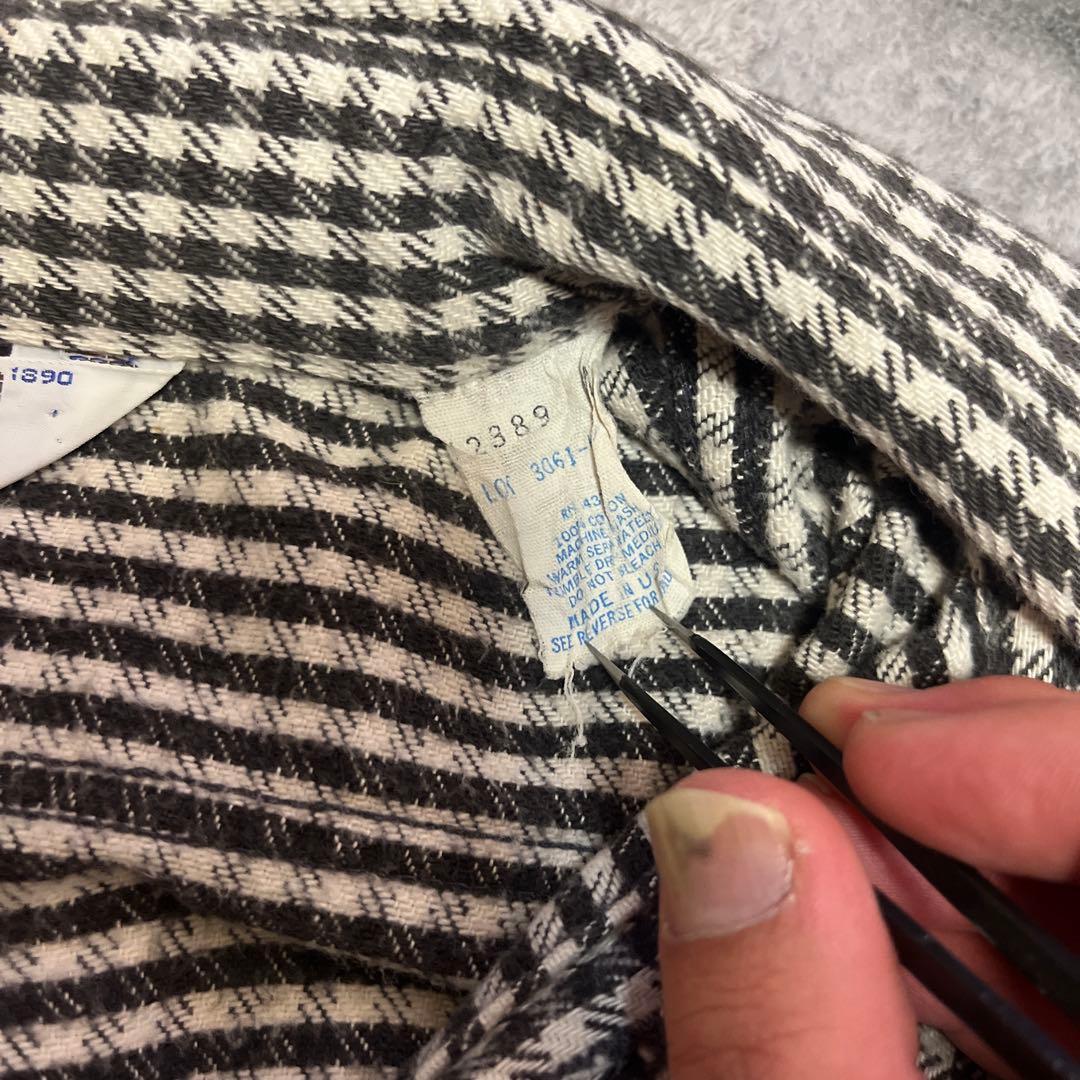 80s five brother ギンガムチェック　usa製