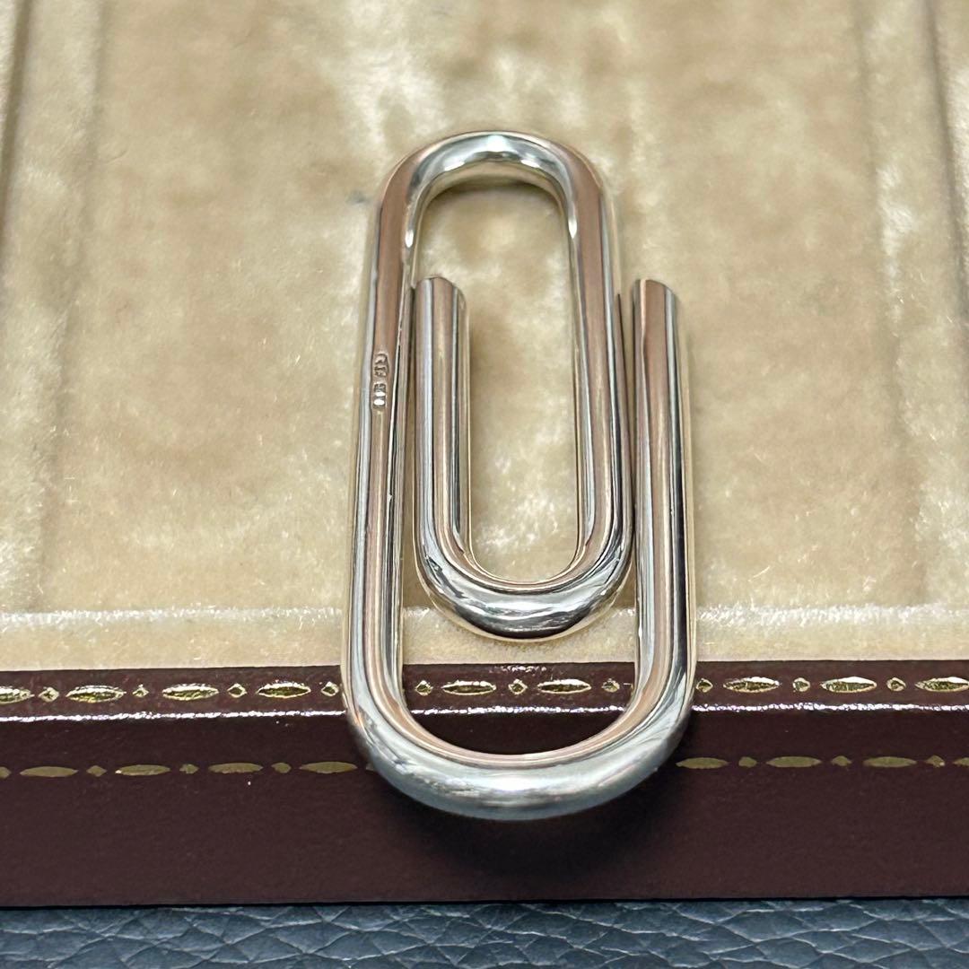 【希少】ダンヒル シルバー アンティーク マネークリップ ケース付き