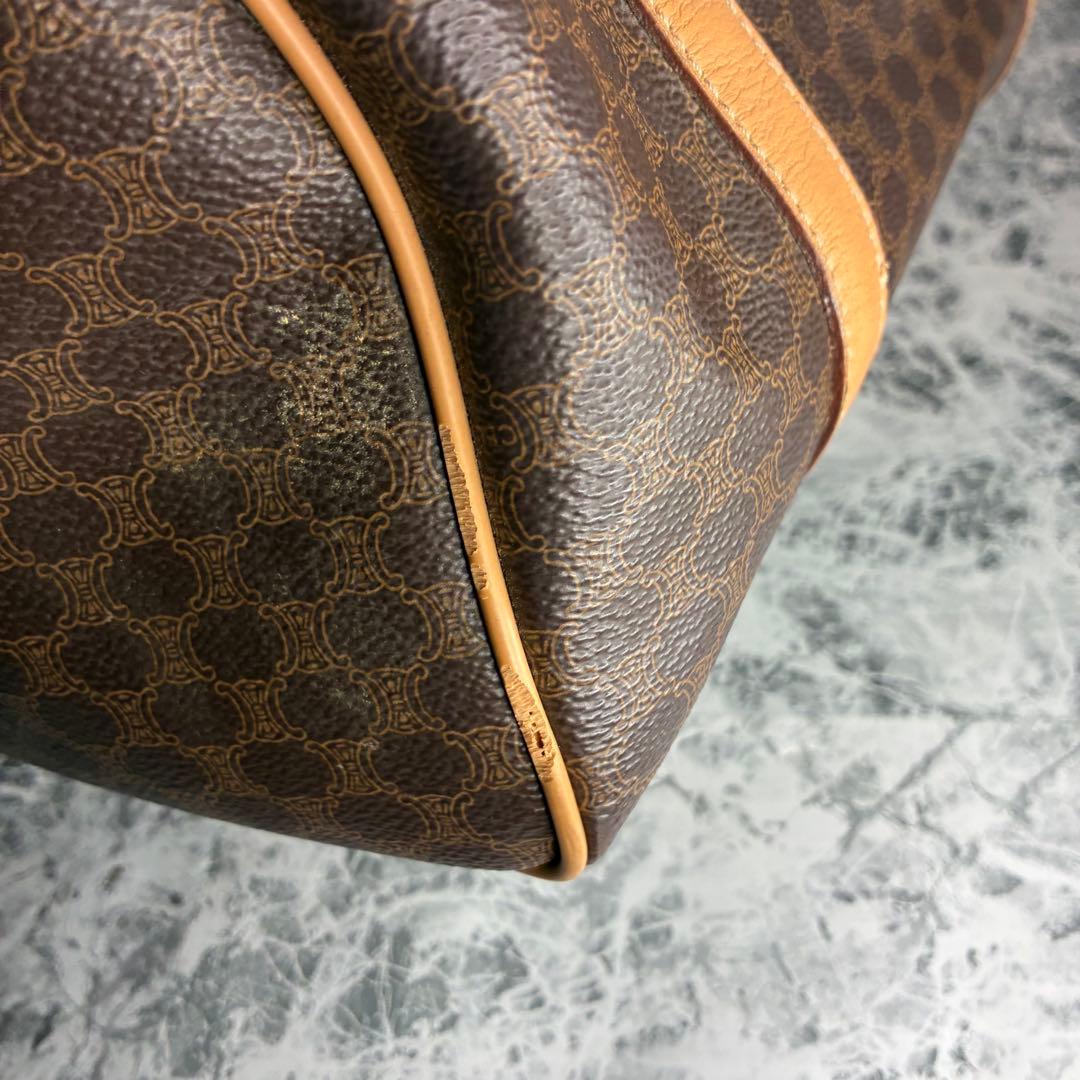 ✨CELINE✨　セリーヌ　ボストンバッグ　ハンドバッグ　マカダム　ヴィンテージ