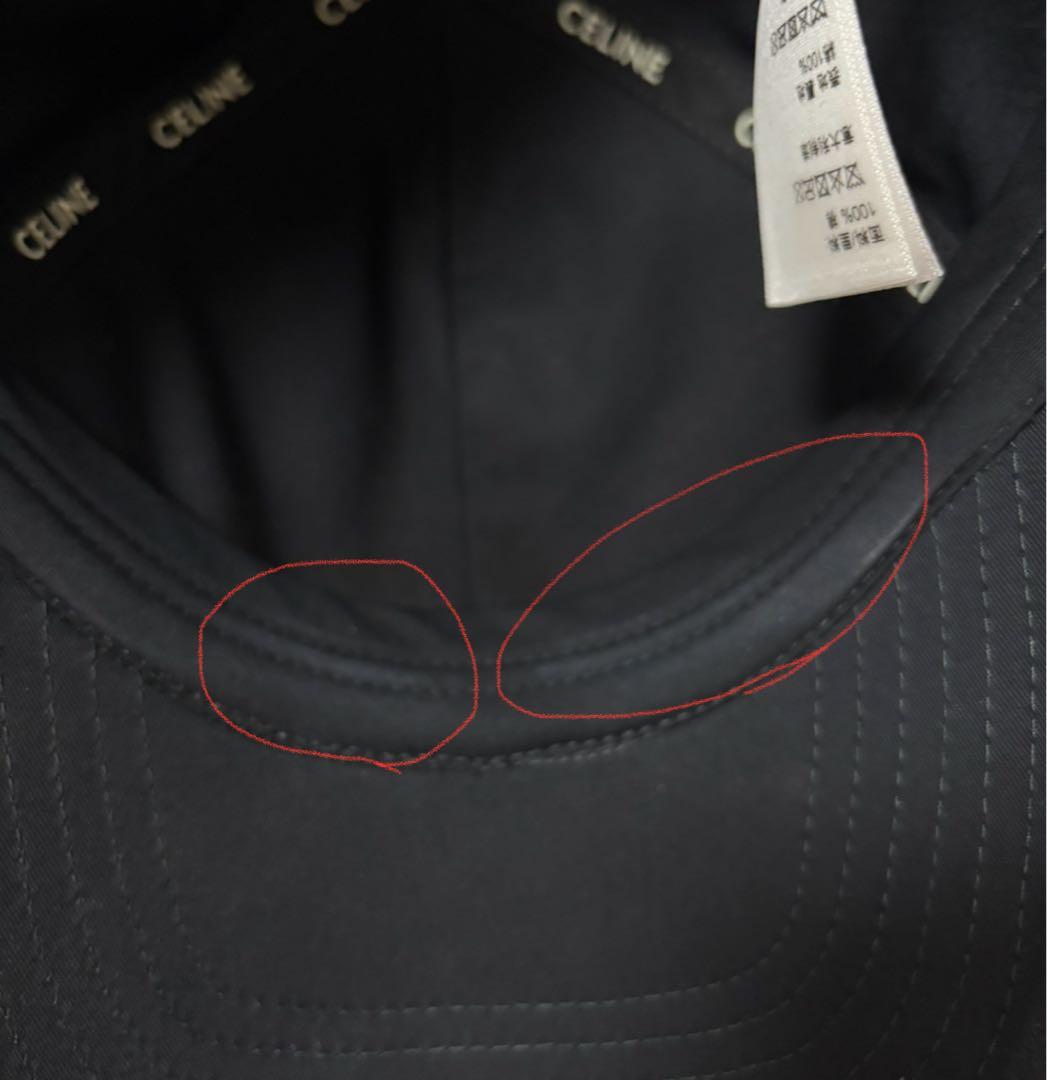 【YURI♡】CELINE 黒 ベースボールキャップ L