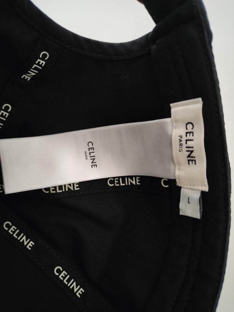 【YURI♡】CELINE 黒 ベースボールキャップ L