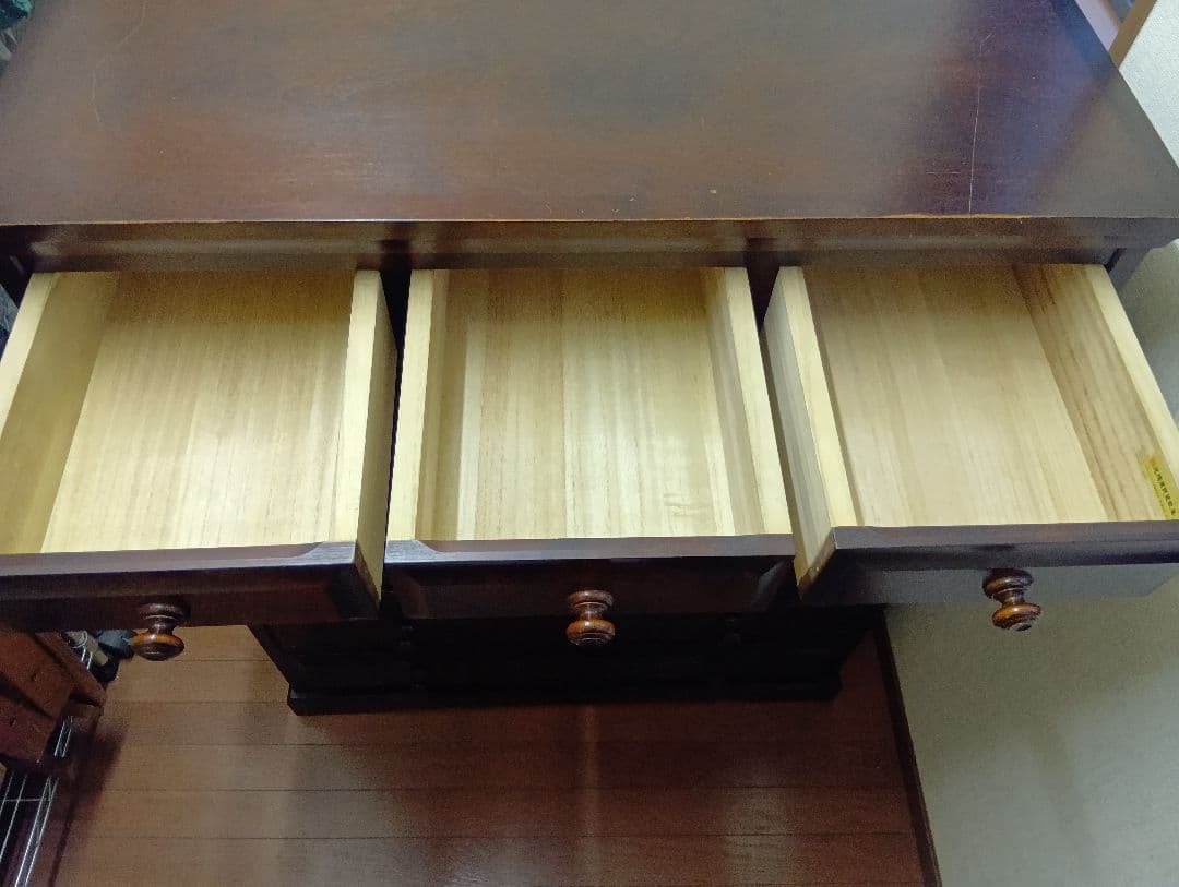 北海道民芸家具　整理箪笥　6段チェスト