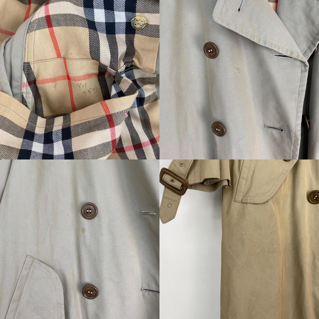バーバリーズ　トレンチコート　90s　白タグ　ライナー付き　Burberrys