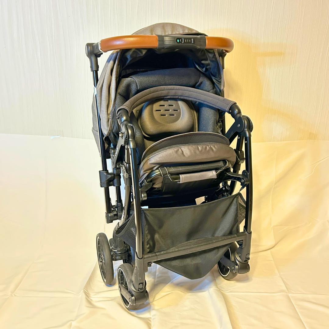 【美品】Combi スゴカルSwitch エッグショック AN シャドーグレー