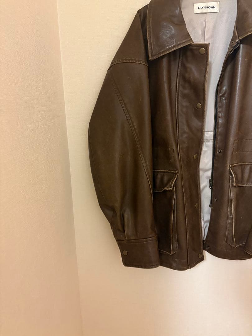 LILY BROWN バリエーションドロストオーバージャケット