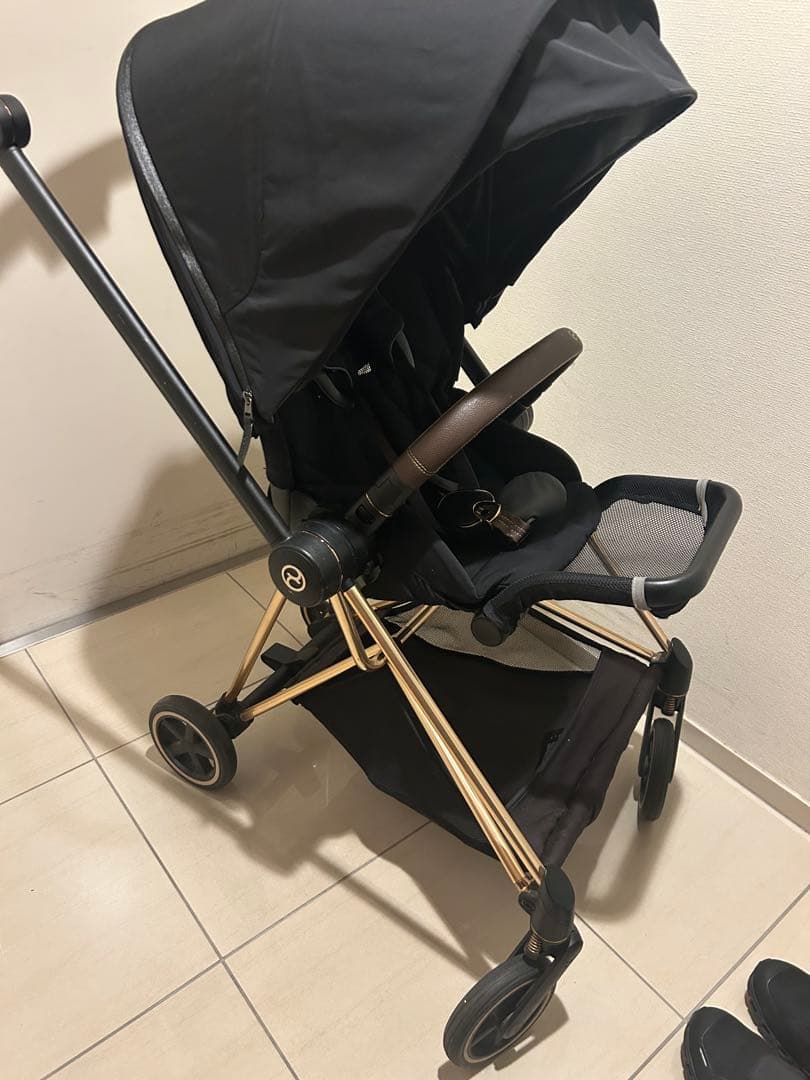 Cybex サイベックス　ミオス　ベビーカー ブラック　　ローズゴールド