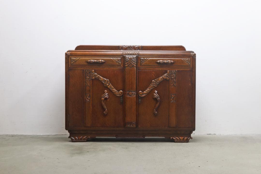 英国 イギリス ヴィンテージ バフェ サイドボード キャビネット アンティーク