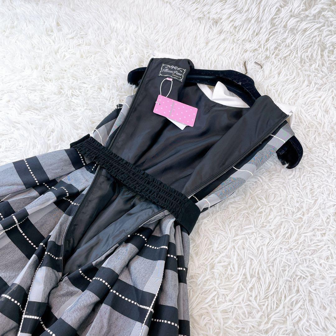 新品✨mezzo piano junior ブロックチェックワンピースドレス